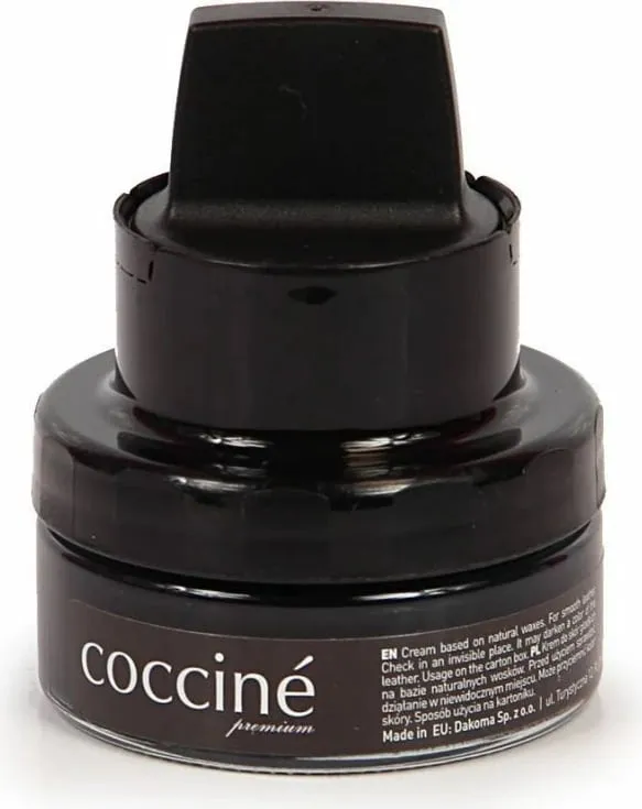 Krem për këpucë prej lëkure Coccine, i zi - 9