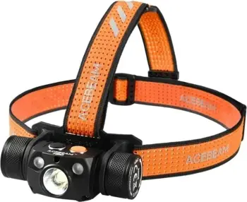 Dritë koke AceBeam H30 R+UV 6500K, LED, 5000 mAh, Portokalli