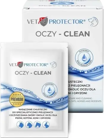 Peceta pastruese për sy JM Sante Vet Protector Eyes Clean për qen dhe mace, 20 copë