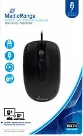 Maus MediaRange MROS211 me kabllo, 1000 DPI, i zi - 3