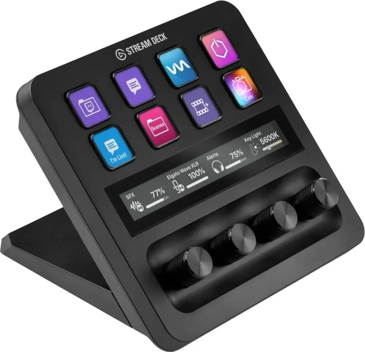 Kontroller streaming Elgato Stream Deck +, 8 butona, 4 diala, i zi - 1
