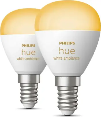 Llambë smart Philips Hue LED E14, Bluetooth, White Ambiance, e bardhë