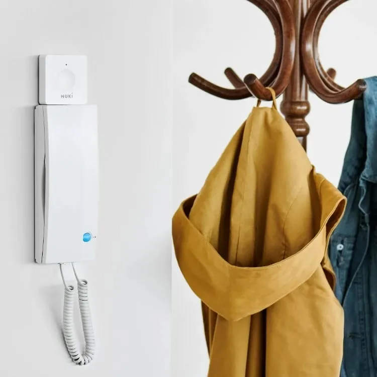 Buton smart Nuki Opener, Bluetooth 5.0, i bardhë - 2