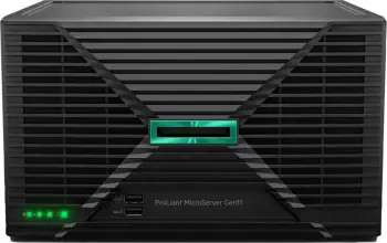 Server HPE ProLiant MicroServer Gen11, Intel Pentium Gold G7400, 16 GB RAM, 128 GB SSD, 4 bërthama, i zi