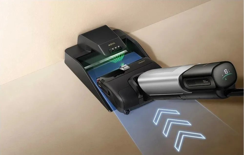 Fshesë me ujë dhe tharje Mova X4Pro, 512, 5000mAh, argjendtë - 11