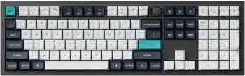 Tastierë mekanike Keychron Q6 Max, full size, Gateron Jupiter Brown, RGB, wireless/wired, carbon black