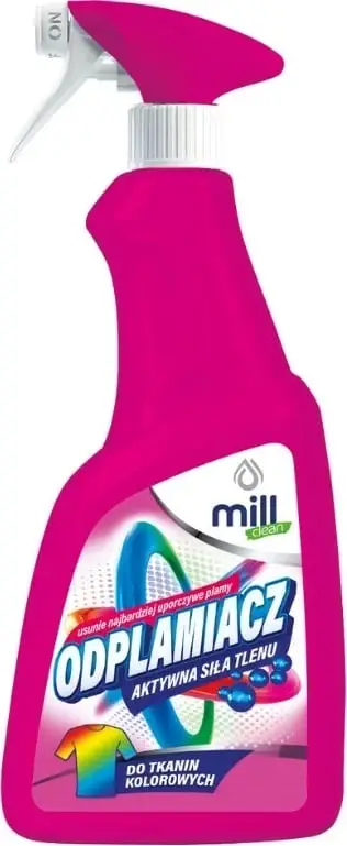 Heqës njollash për rroba me ngjyra MADONIS MILL Odpl. Col, 555 ml, shishe me spërkatës