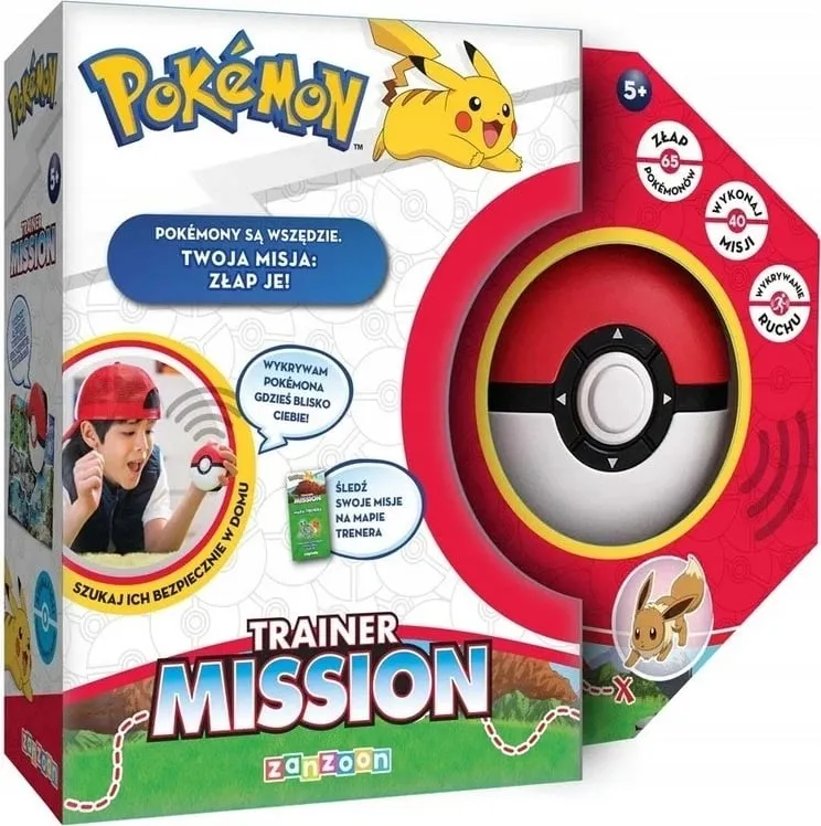 Lodër interaktive ZANZOON Pokemon Trainer Mission, për djem/vajza, e kuqe - 8