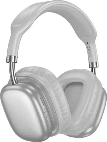 Kufje HOCO W52 Plus Tone, pa tela, Bluetooth, argjend