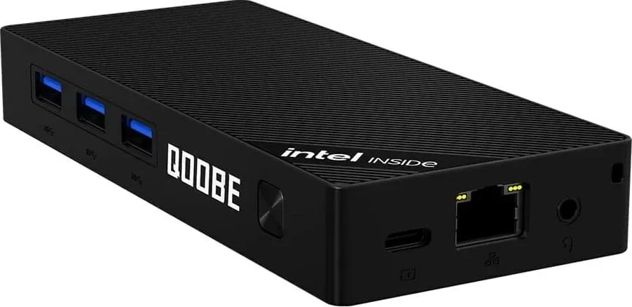Kasë mini PC Qoobe SUC N150, 12GB RAM, 512GB SSD, Windows 11 Pro, e zezë - 3