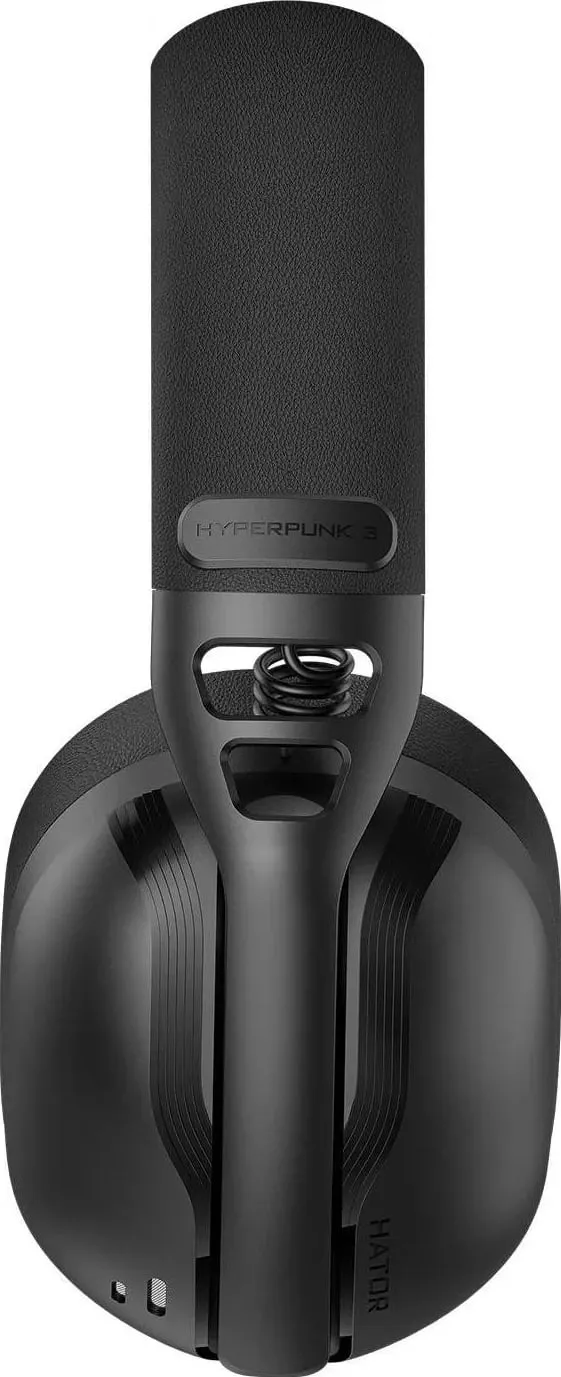 Kufje Hator Hyperpunk 3 Wireless ANC ESH15, me mikrofon të ndashëm, të zeza - 3