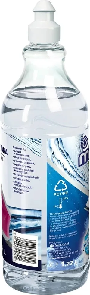 Ujë i demineralizum MADONIS Mill Clean 1.22L - 2
