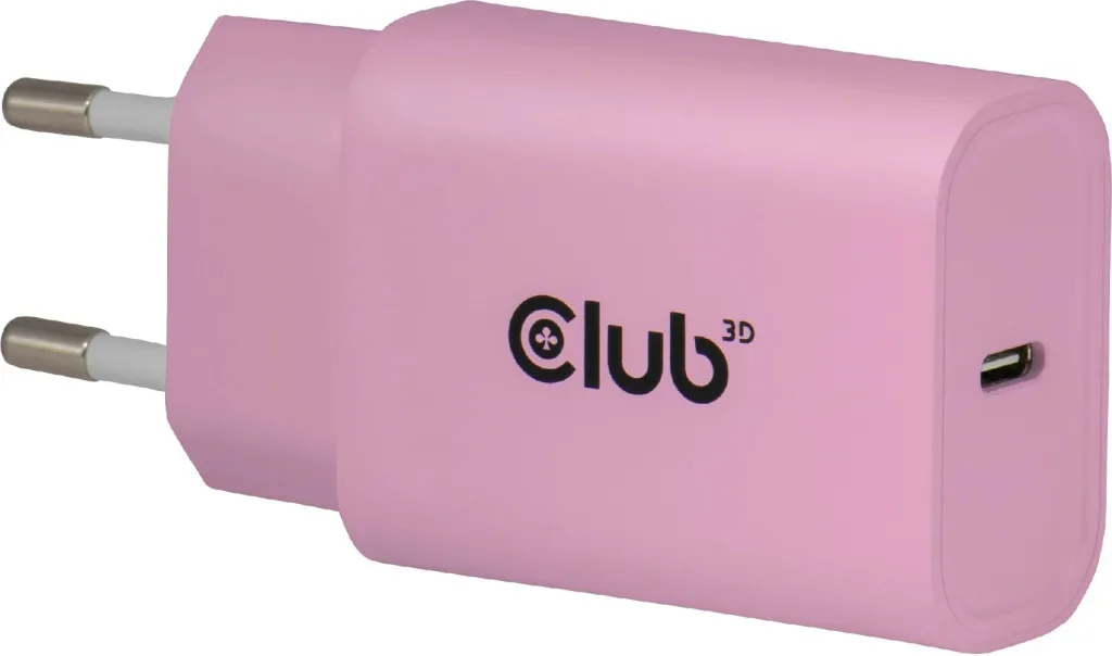 Karikues USB-C Club3D CAC-3021, 30W, 2 copë, rozë - 9