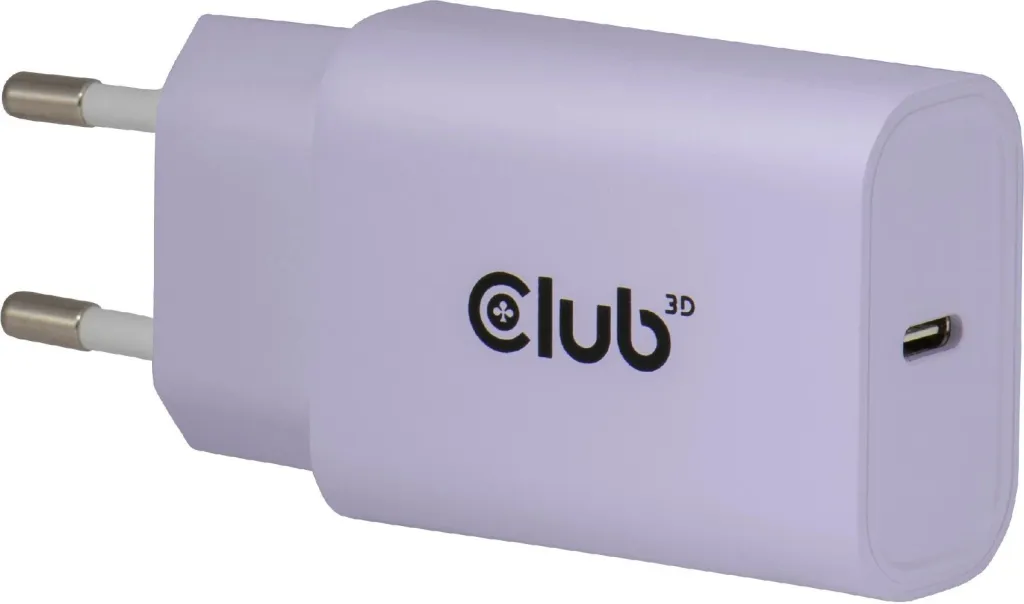 Karikues USB-C Club3D CAC-3025 30W, 2 copë, lila - 7
