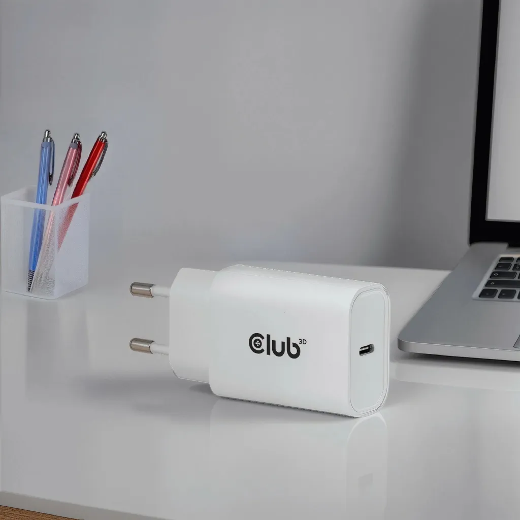 Karikues USB-C Club3D CAC-3020 30W, 2 copë, i bardhë - 6