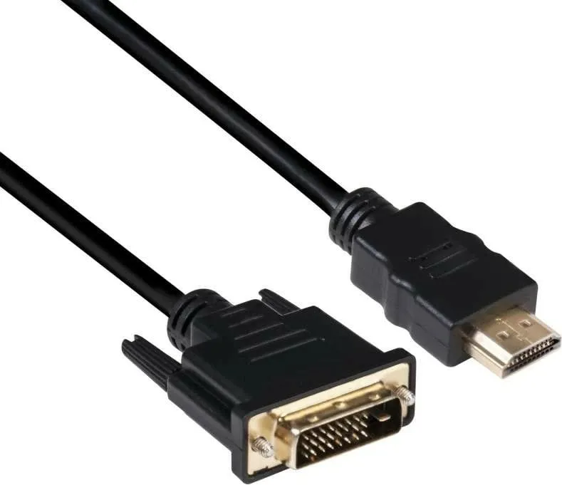 Kabllo DVI në HDMI Club3D 2m 4K30Hz e zezë - 1