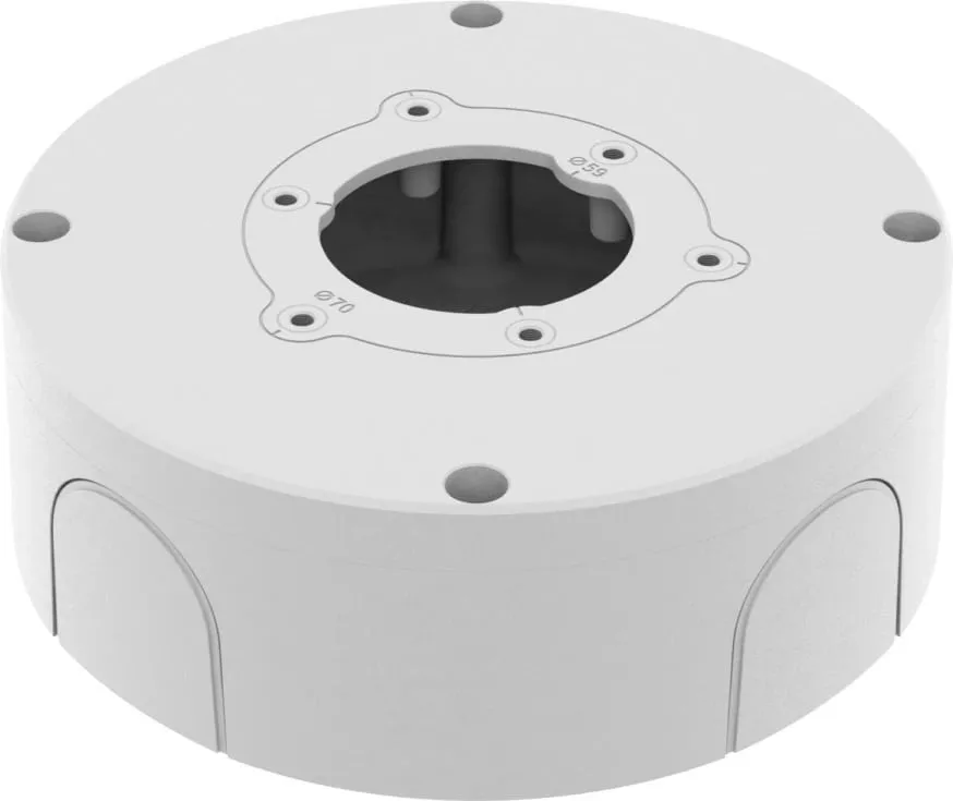 Kuti lidhëse Hanwha SBO-140BW, alumini, 143mm, e bardhë - 1