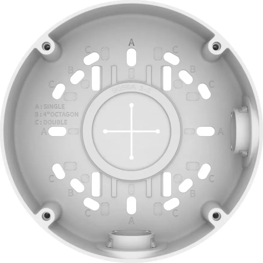 Kuti lidhëse Hanwha SBO-140BW, alumini, 143mm, e bardhë - 3