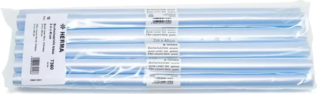 Folie mbrojtëse librash HERMA 7360, transparente - 2
