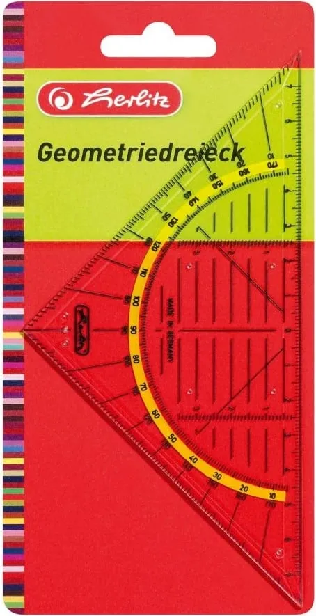 Trekëndësh gjeometrik herlitz plastik i vogël - 1