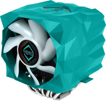 Cooler Iceberg THERMAL IceSLEET X7 Dual, 2 fan, ARGB, teal
