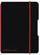 Bllok shënimesh herlitz 11361599, A6, 40 fletë, 70g/m², i zi
