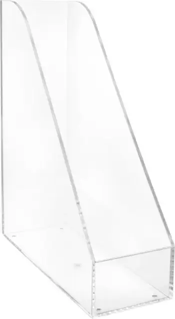 Mbajtëse dokumentesh MAUL Acrylic Standing File A4, akrilik kristal i tejdukshëm, 3.8mm, transparente