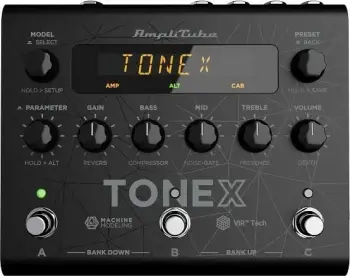 Pedal efekt për kitarë IK Multimedia Tonex, i zi