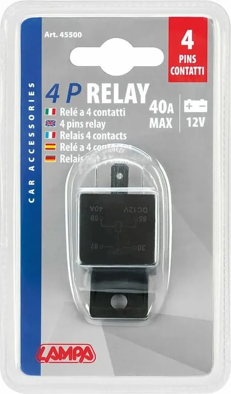 Rele Dritave 30a 12v 4 Dalje - 2