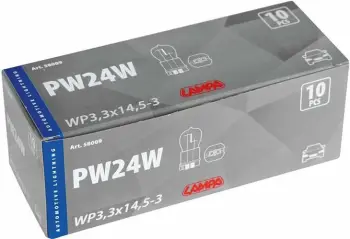 Lampa Halogen 12v 24w Pw24w / Wp3,3x14,5-3 10pcs