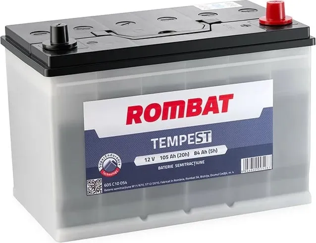 Bateri 12V 105Ah Rombat Tempest D31 Stm1605 - 1