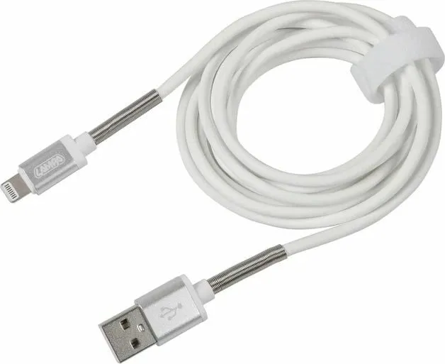 Kabllo Usb Lightning 200cm Bardhe - 1