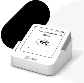 Lexues karte SumUP Solo, kontaktless, Bluetooth, i bardhë
