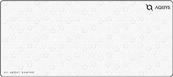 Mauspad Aqirys Webb, Extra Large, 900x400, e bardhë