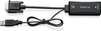 Adapter VGA në HDMI Wacom DTK1651, 1 copë, e zezë