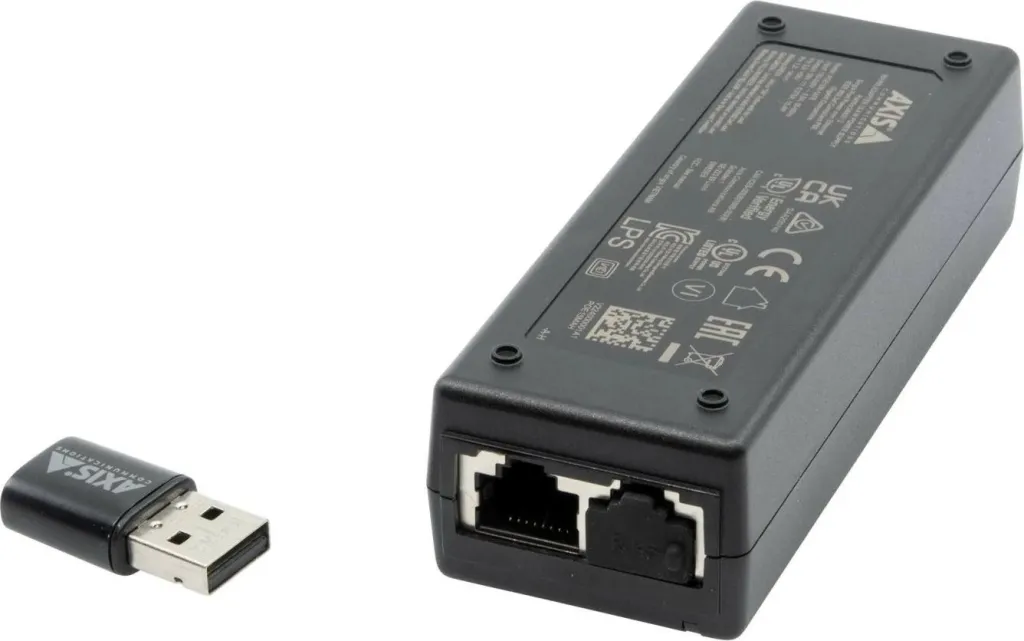 Aksesorë rrjeti Axis M1075-L, adapter wireless USB + power injector, i zi - 1