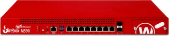 Firewall WatchGuard Firebox M590, 8 porta LAN, 2 SFP+, 3.3 Gbit/s, e kuqe