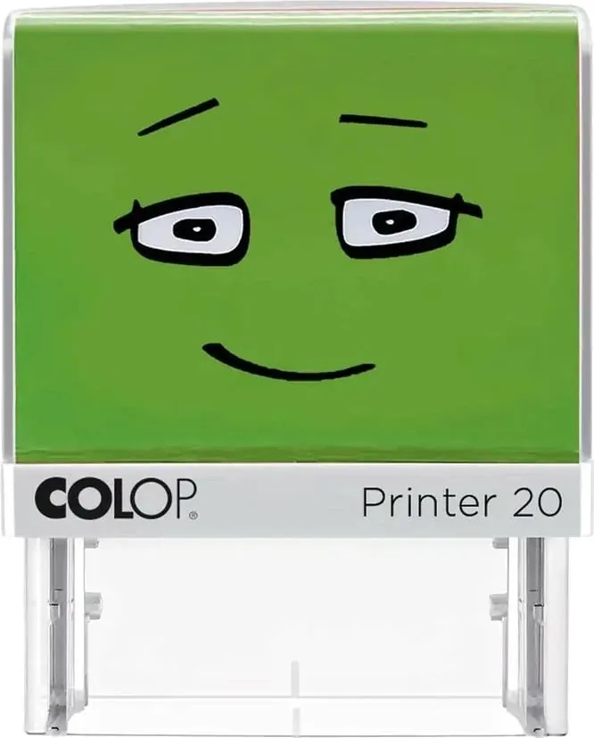 Stampë vetëngjyrosëse COLOP Printer 20, 38x14mm, e gjelbër - 1