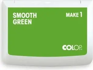 Jastëk boje COLOP SKCMSG, smooth green, 1 copë, e gjelbër