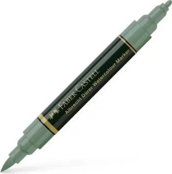 Marker akuarel Faber-Castell Albrecht Dürer, earth green, brush tip, 1 copë, jeshil