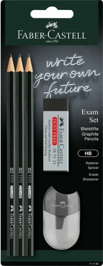Set lapsa grafiti Faber Castell Graphite Pencil 1111 Exam, 6 copë, për provime