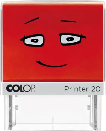 Stampë vetë-ngjyrosëse COLOP Printer 20, 38x14mm, e kuqe