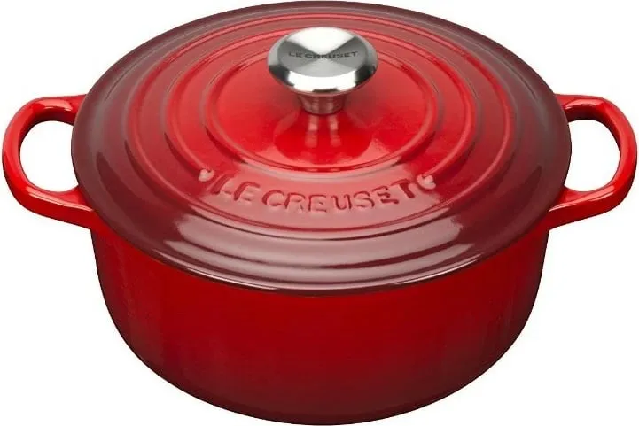 Tenxhere Le Creuset 21177200602430, 2.4L, 20cm, gize, e kuqe - 1