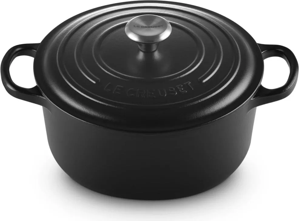 Tenxhere Le Creuset Signature 3.3L, gize, e zezë - 2