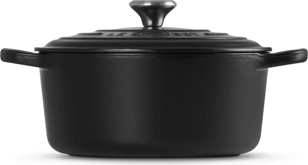 Tenxhere Le Creuset Signature 3.3L, gize, e zezë - 3
