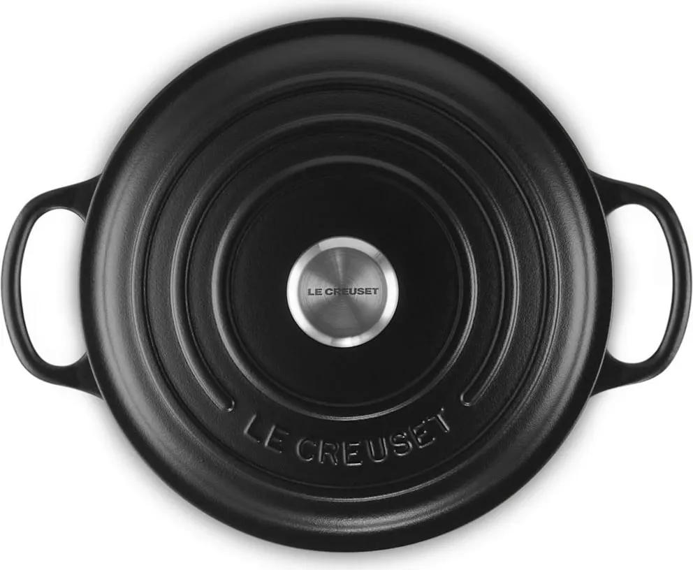 Tenxhere Le Creuset Signature 3.3L, gize, e zezë - 4