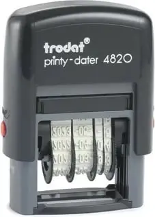 Vulë date Trodat 4820, e zezë