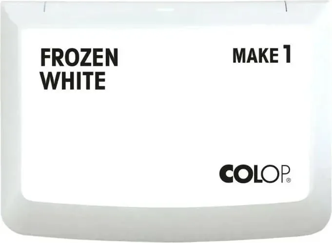 Jastëk stampimi COLOP MAKE1, Frozen White, 90x50mm - 1