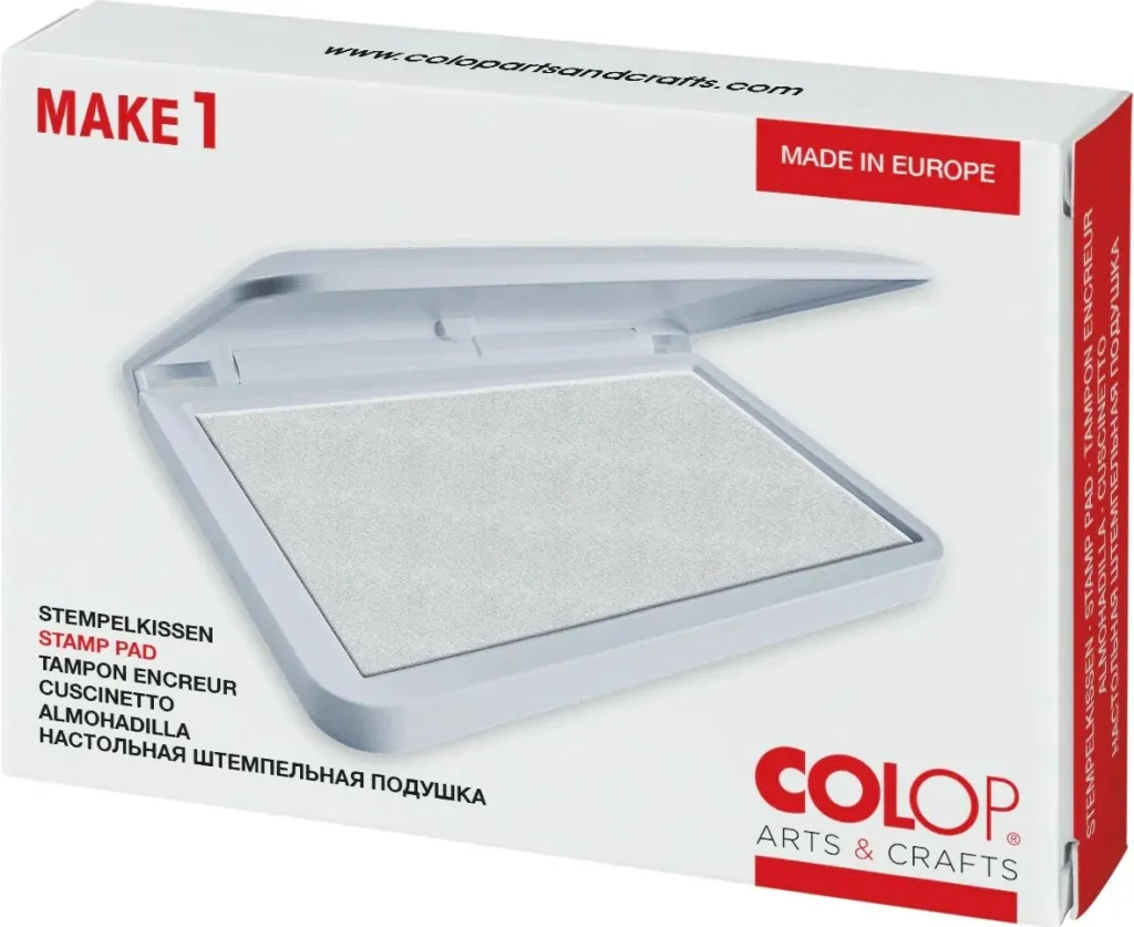 Jastëk stampimi COLOP MAKE1, Frozen White, 90x50mm - 4