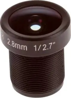 Lentë Axis M12 2.8mm F1.2, për kamera rrjeti, e zezë